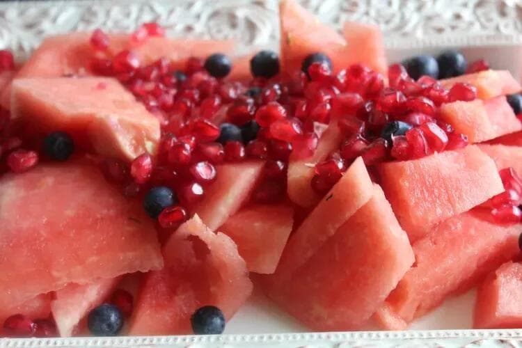 Watermelon & Pomegranate Platter