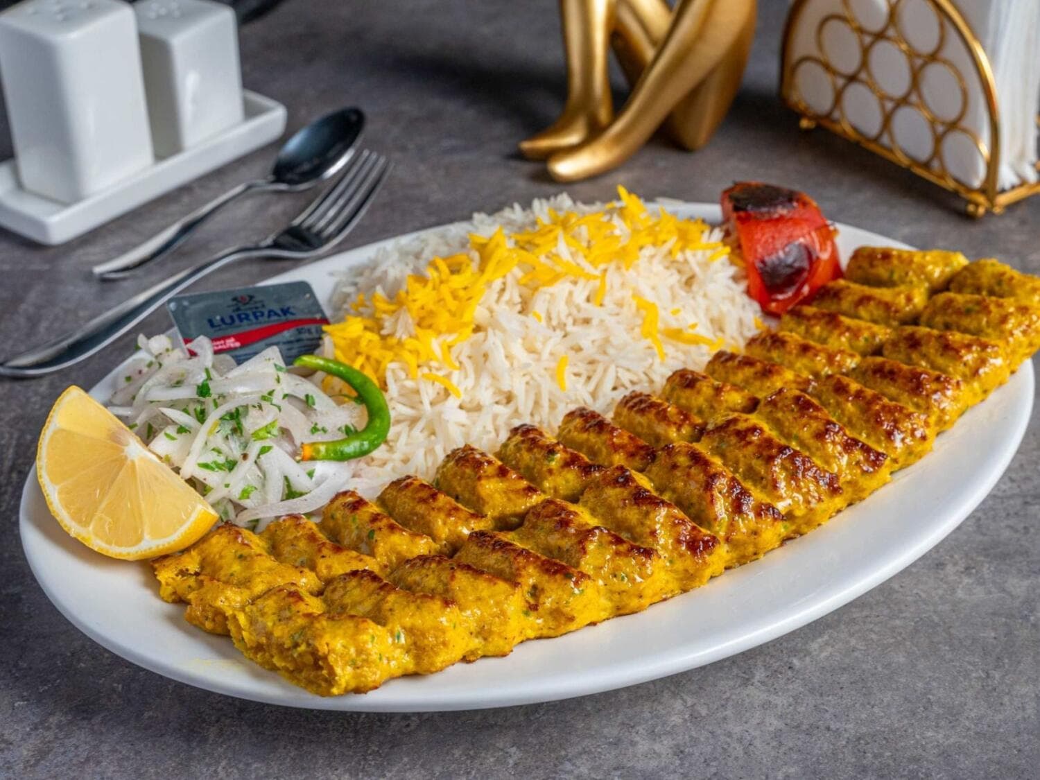 Chicken Chopped Kabab Platter