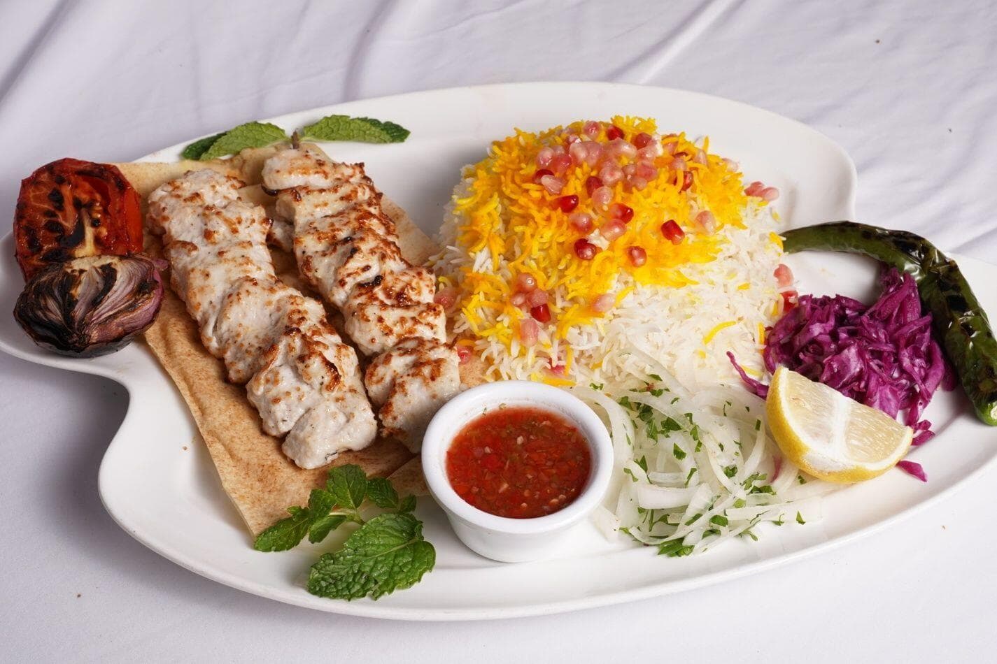 Chicken Tikka Yoghurt Platter