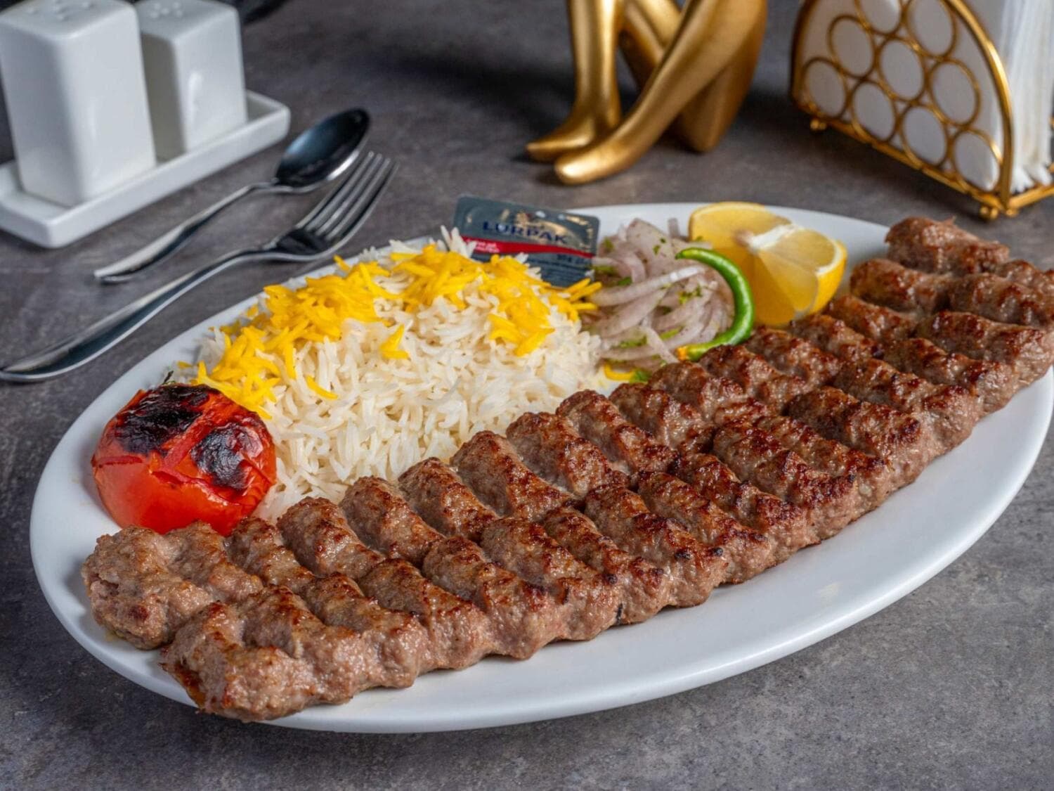 Meat Chopped Kabab Platter