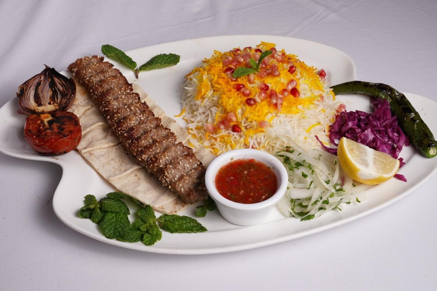 Sesame Kabab Platter