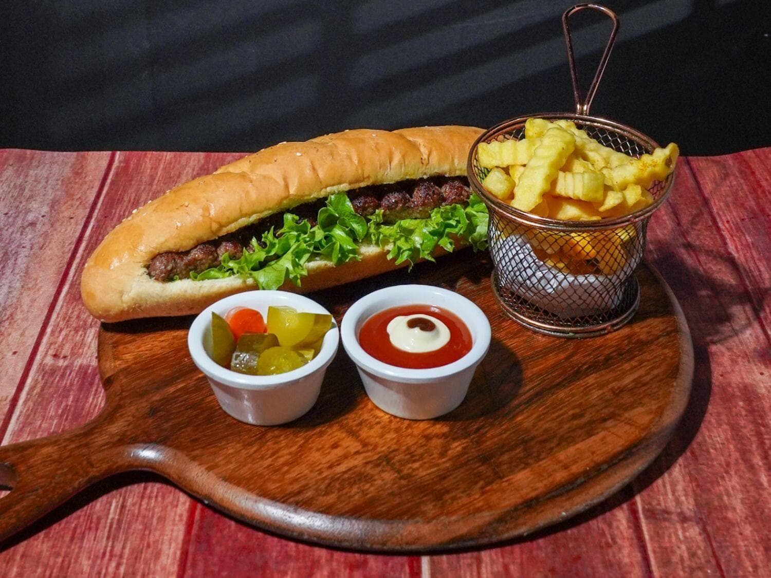 Meat Kabab Sandwich