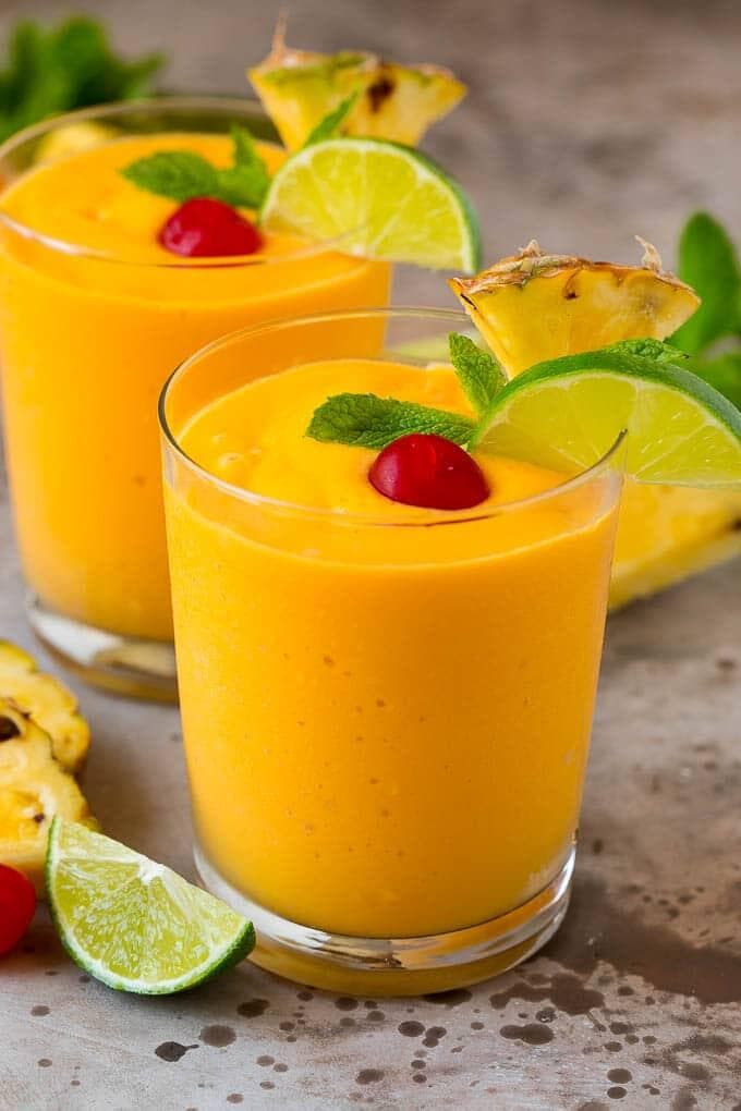 Mixed Tropical Fruit Smoothie